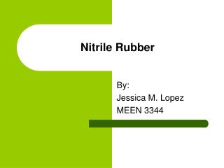 Nitrile Rubber
