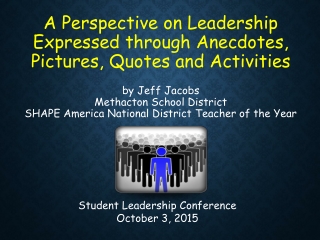 Student Leadership Conference October 3, 2015