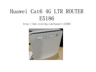 Huawei E5186 4G router