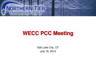 WECC PCC Meeting