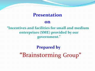 Presentation on