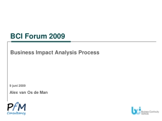 BCI Forum 2009