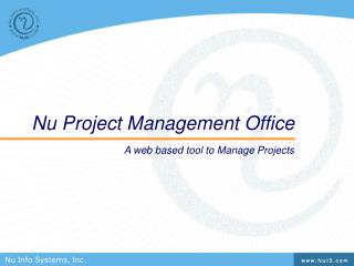 Nu Project Management Office