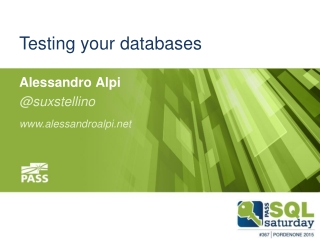Testing your databases