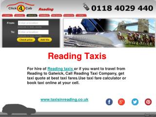 Taxis In reading - Reading Taxis