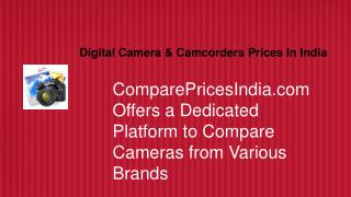 Digital Cameras Prices in India