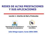 Departamento de Arquitectura y Tecnolog a de Computadores