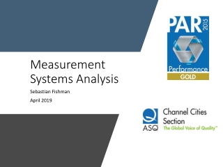 Measurement Systems Analysis