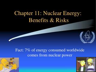 Chapter 11: Nuclear Energy: Benefits & Risks