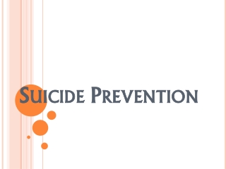 Suicide Prevention