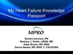 My Heart Failure Knowledge Passport