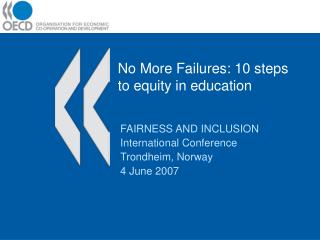 No More Failures: 10 steps to equity in education