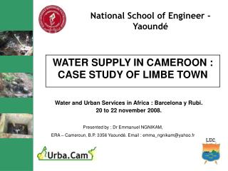 WATER SUPPLY IN CAMEROON : CASE STUDY OF LIMBE TOWN
