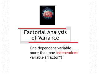 Factorial Analysis of Variance
