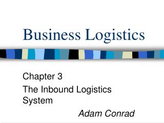 Business Logistics