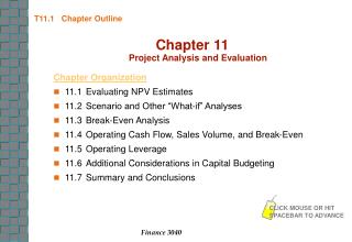 T11.1 Chapter Outline