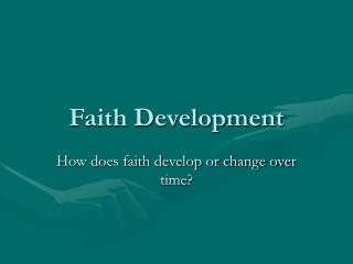 Faith Development