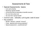Assessments Fees