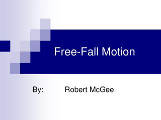 Free-Fall Motion