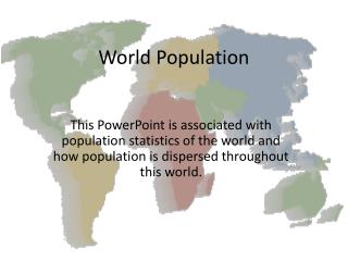 PPT - World Population PowerPoint Presentation, Free Download - ID:3270193