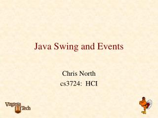 Java Swing and Events