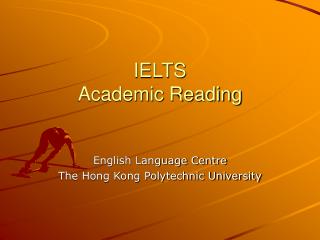 IELTS Academic Reading