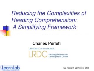 Reducing the Complexities of Reading Comprehension: A Simplifying Framework