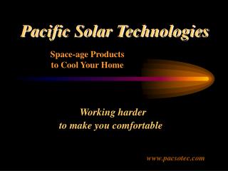 Pacific Solar Technologies