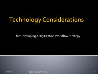 PPT - Technology Considerations PowerPoint Presentation, free download ...