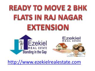 2 bhk flats for sale in Raj nagar extension.