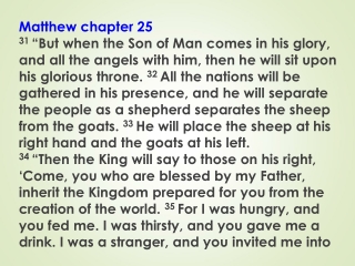 Matthew chapter 25