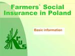 Farmers Social Insurance in Poland