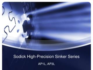 Sodick High-Precision Sinker Series