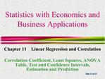 Statistics with Economics and Business Applications