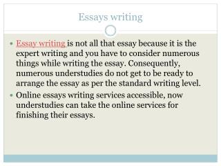 Essays Online