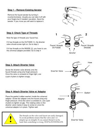 Step 1 – Remove Existing Aerator