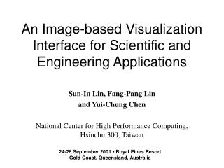 An Image-based Visualization Interface for Scientific and Engineering Applications