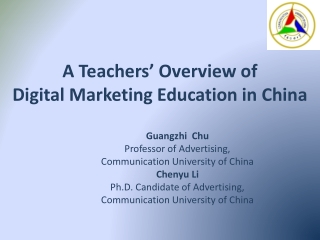 A Teachers’ Overview of Digital Marketing Education in China