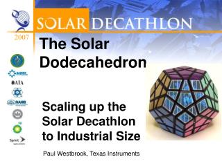 The Solar Dodecahedron