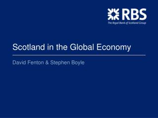 Scotland in the Global Economy
