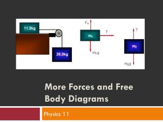 More Forces and Free Body Diagrams