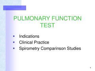 PPT - PULMONARY FUNCTION TEST PowerPoint Presentation, free download ...