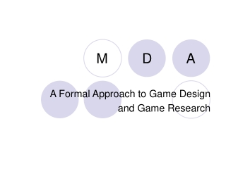 A Formal Approach to Game Design and Game Research
