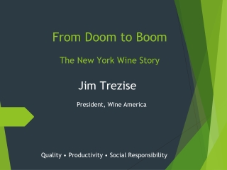 From Doom to Boom The New York Wine Story