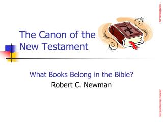 The Canon of the New Testament