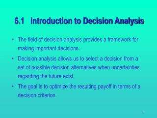 decision making analysis ool ooe correct oos oot introduction ppt powerpoint presentation framework decisions provides important field
