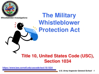 The Military Whistleblower Protection Act