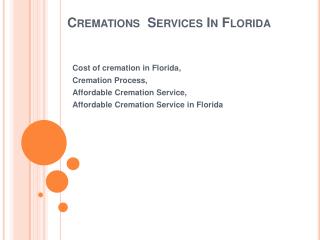 Cremation Service
