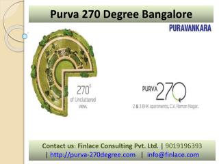 Purva 270 Degree Bangalore | 9019196393 | Best Projects