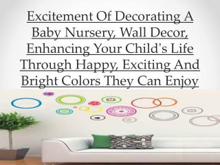 Excitement Of Decorating A Baby Nursery, Wall Decor, Enhanci